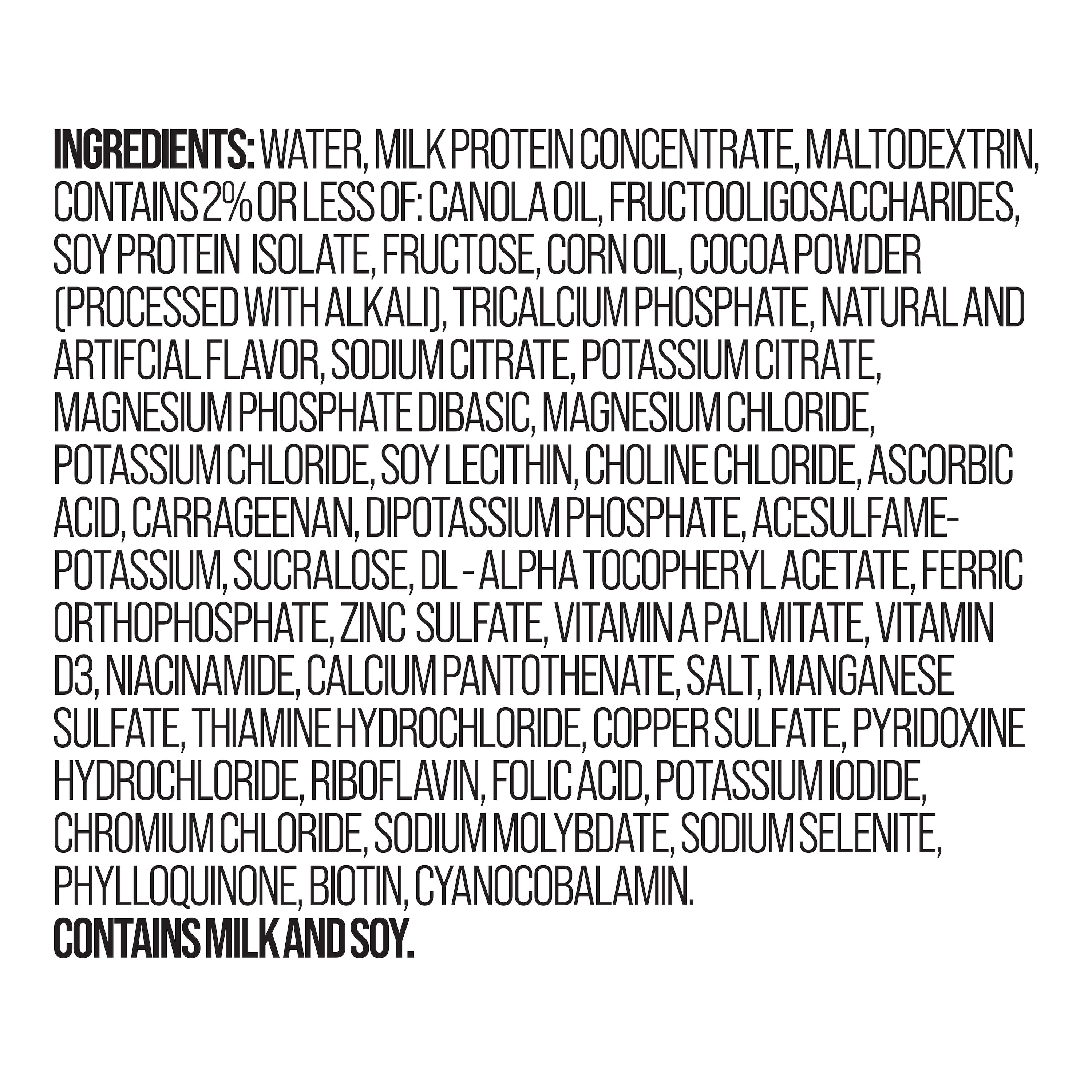 (4 pack) Equate Reduced Sugar Formula Nutritional Shakes, Chocolate, 8 fl oz, 6 Count