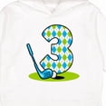 thumbnail image 3 of Inktastic Argyle Golf 3rd Birthday Toddler Hoodie, 3 of 4