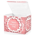thumbnail image 2 of Papercut Happy Valentine's Day Foldable Storage Bin with Lid and Handle Collapsible Storage Box 16.5 x 12.6 x 11.8 inches, 2 of 7