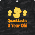 thumbnail image 4 of Inktastic 3rd Birthday Duck Quacktastic 3 Year Old Boys or Girls Toddler T-Shirt, 4 of 5