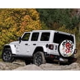 thumbnail image 6 of Colorful Dragon Spare Tire Cover Flower Tattoo Japanese Dragon and Fish Fighting Doodle Style Weatherproof Universal Wheel Protectors Camper Tire Covers for Trailer Rv Travel, 6 of 10