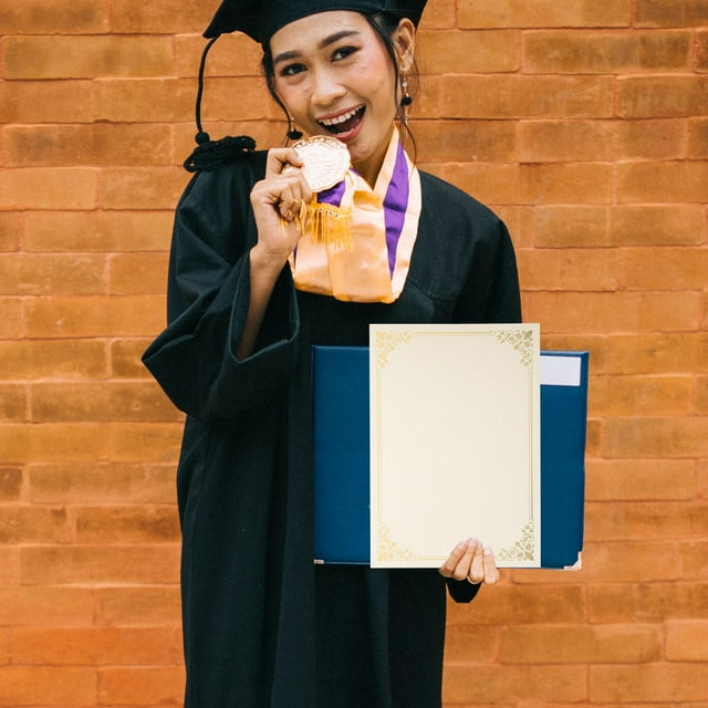 OHOIOLLA Papel Para Diploma Imprimible Color Con Decorativo Ideal Para Reconocimientos