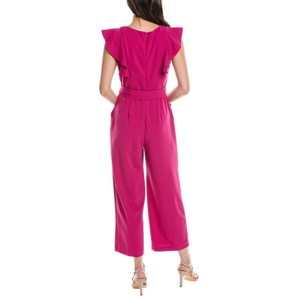 Tahari ASL womens Scuba Crepe Jumpsuit, 6, Purple Walmart