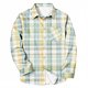 thumbnail image 5 of Seeotter Mens Stretchy Knit Plaid Shirt Long Sleeve Button Down Shirts Casual Western Cowboy Tops, 5 of 5