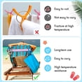 thumbnail image 4 of Bandas para toallas para sillas de playa Tessco Flamingo 30 cm, paquete de 12, 4 of 7