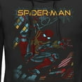 thumbnail image 2 of Men's Marvel Spider-Man: No Way Home Slinging Cover Pull Over Hoodie Black Small, 2 of 4