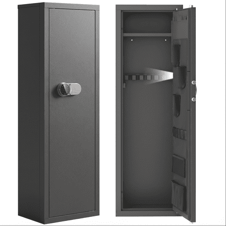 Dawmilon 12-15 Gun Safe for Rifles and Shotguns Large Rifle Safe Cabinet for Home with Adjustable Shelves Quick Access Firearm Storage