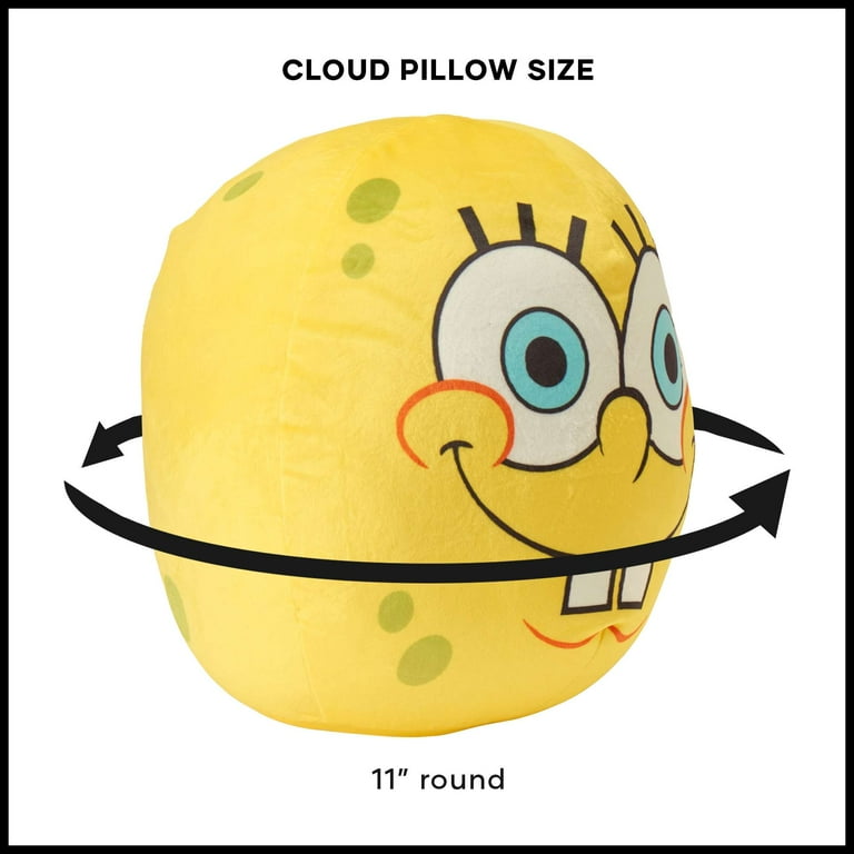 Nickelodeon SpongeBob Cloud Pillow 11 Inches Travel Size 1 Each