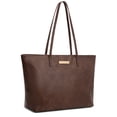 thumbnail image 4 of Montana West Tote Bags for Women Purses and Ladies Handbags Medium Size Shoulder Bags with Zipper, Coffee, 4 of 7