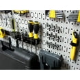thumbnail image 3 of Wall Control Pegboard Rack Home & Garage Tool Storage & Organization Grey Metal Pegboard Pack - Two 32-Inch Wide x 16-Inch Tall Grey Steel Peg Board Panels, 3 of 10