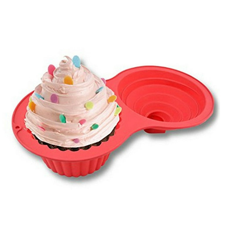 3D Giant Silicone Cupcake Mold Muffin Cup Mousse Cake Silicone