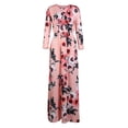 thumbnail image 1 of Binpure Robe Assortie Maman et Moi, Robe Florale à Carreaux à Manches Longues et Col Rond, 1 of 6
