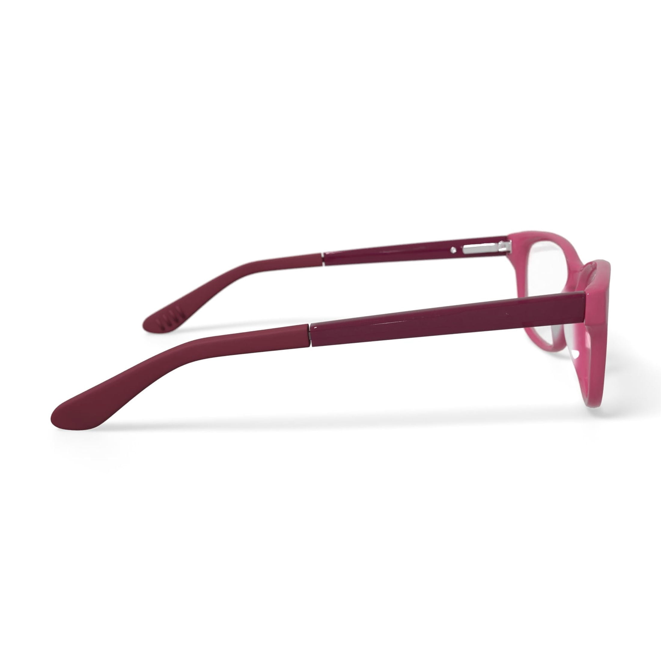 Jonas Paul Youth Miles/Maddie Square Prescription Eyeglasses with Case, Pink