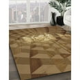 thumbnail image 3 of Ahgly Company Machine Washable Indoor Rectangle Transitional Dark Bronze Brown Area Rugs, 8' x 10', 3 of 7