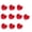Grapefruit, variant on Drrntien 10 Pieces Heart Shaped Lip Balm Container With Mirror Leakproof Lightweight Cosmetic Organizer For Travel and Home Use