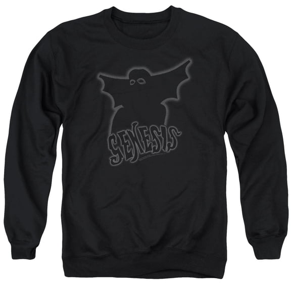 Trevco Sportswear PERRY192-AS-6 Genesis Watcher of the Skies Adult Crewneck Sweatshirt, Black - 3X