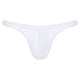 thumbnail image 3 of Traje de baño para hombre, traje de baño brillante con bolsa abultada, tangas, ropa interior de Color sólido, calzoncillos de cintura baja, bragas inferiores para tomar el sol, 3 of 5