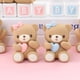 thumbnail image 2 of Adornos para tarta de cumpleaños con forma de oso rosa y azul para niño y niña, feliz primer cumpleaños, tarta para baby shower, fiesta temática de osos, revelación de género, 2 of 5
