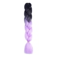 thumbnail image 4 of trenzada Jumbo, extensión de cabello trenzado sintético de 23,62 pulgadas, extensión sintética para rendimiento, fiesta y vacaciones B27, 4 of 9