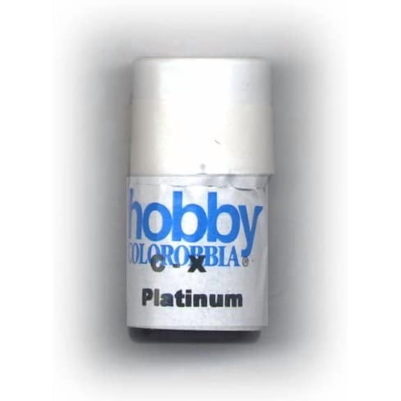 Colorobbia® Liquid Bright Platinum (White Gold) Overglaze for Kiln-Fired Ceramics - 2 gram Bottle$$Art & Craft