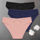 thumbnail image 1 of FINETOO 3 unids/set S-XL bragas de algodón Sexy para mujer, lencería con tiras cruzadas, ropa interior para chica, 6 colores sólidos, Tangas para mujer Tan Jianjun unisex, 1 of 2