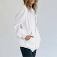 CILENON Deals Oversized Zip Up Hoodie Woomen Fleece Jackets Oversized