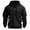 Mens Jackets & Coats Black, variant on S-4X Plus Size Jackets for Men Big & Tall Fleece Lined Hoodies Sweatshirts Zip-Up Long Sleeve Solid Warm Athletic Workout Coats with Pockets and Hood