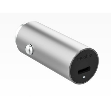 mophie iPhone, iPad, or AirPods USB-C Car Charger, White