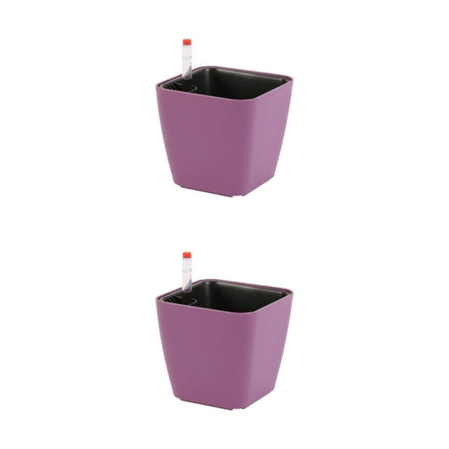 Macetas resistentes a la intemperie Inteprter púrpura 14*13*10.5 2piezas