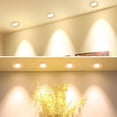 thumbnail image 2 of Juego de 1 foco LED redondo extraplano de 5 vatios (5 W) / 450 lúmenes, blanco Foco LED empotrable exclusivo | Lámpara de techo orientable 50° Spot LED Blanco neutro 3000K, 2 of 5