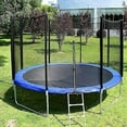 thumbnail image 3 of Tapis de Protection pour Trampoline Tapis de Sécurité pour Trampoline Couverture de Protection à Ressort Ronde Résistante à l'Eau, 3 of 5