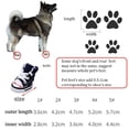 thumbnail image 2 of Waterproof Fashion Wear-resisting Outdoor Anti-slip Breathable Pet Denim Shoes Puppy Sneaker Pet Booties Dog Shoes PINK 2, 2 of 8