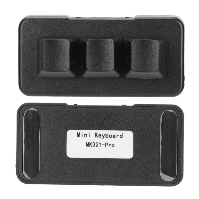 3 Keys Keyboard, 2.4g RGB Backlight Three Mode Macro Mechanical Keyboard Wired USB For Computer Universal