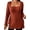 Caramel, variant on Cuteduck Women Plus Size Casual Ribbed Knit Blouse Fall Long Sleeve Sweater Square Neck Solid Top 1X-4X