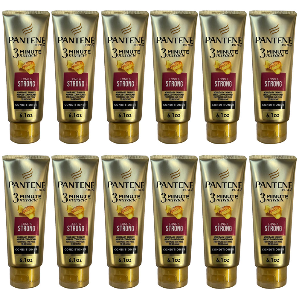 (12 Pack) Pantene ProV Haircare; 3 Minute Miracle; Long & Strong