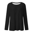 thumbnail image 4 of Women Blouses Cat Clothes Teens Lightweight Tee Shirt Womens Colla Sweater Shirt T Women Fashion Long Sleeve Sleep Fancy Tops for Long Sleeve Tunic Womens Tunic Short Tops Black L, 4 of 4