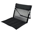 thumbnail image 1 of Silla de camping con respaldo, cómoda silla de playa para viajes, patio, barbacoa Negro, 1 of 8