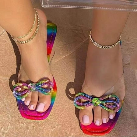 

Fashion Women s Casual Shoes Breathable Indoor Outdoor Diamond Leisure Slippers