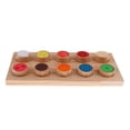thumbnail image 1 of Montessori Wood Cylinders Touch Rough \u0026 Smooth Sensorial Material Teaching Aids Training Niños Juguete Soledad Material sensorial Montessori, 1 of 7