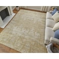 thumbnail image 2 of Feizy Eastfield Modern Abstract, Yellow/Ivory/Gold, 2' x 3' Accent Rug Sheen Handmade Design Carpet for Living Dining Bed Room, 2 of 9