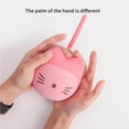 thumbnail image 3 of CNKOO Children Cute Kitty Bluetooth Speaker Wireless Rechargeable Music Player Silicone Waterproof Bluetooth Speaker Orange, 3 of 8