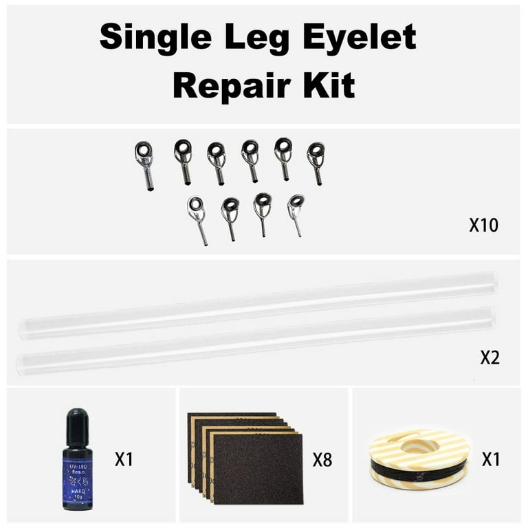 Fishing Rod Tip Repair Kit with Glue for Fishing Pole Tip