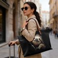 thumbnail image 2 of ZUXONGSY 3D Sloth Print Tote Bag for Women Portable Handle Handbag Fashion Weekender Bag with Inner Pocket for Travel Vacation, 2 of 6