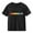 Black, variant on Girls Short Sleeve T-Shirt White Cotton Kids Top with Rainbow Hearts Print | Casual Crew Neck Shirt for Ages 4-12 | Sizes 4T, 5T, 6, 8, 10, 12,Size 4 T