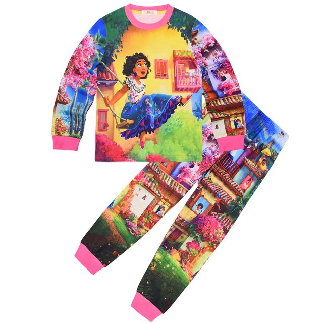 eKids Pyjama pour Filles, Pyjamas pour Enfants et Tout-Petits, Ensemble de Pyjamas 2 Pcs, Vêtements de Nuit