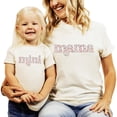 thumbnail image 2 of Mama and Mini Matching Floral Shirts Mommy and Me Graphic Tee for Women and Girls Natural Shirt Adult Large-SOLD SEPARATELY, 2 of 4