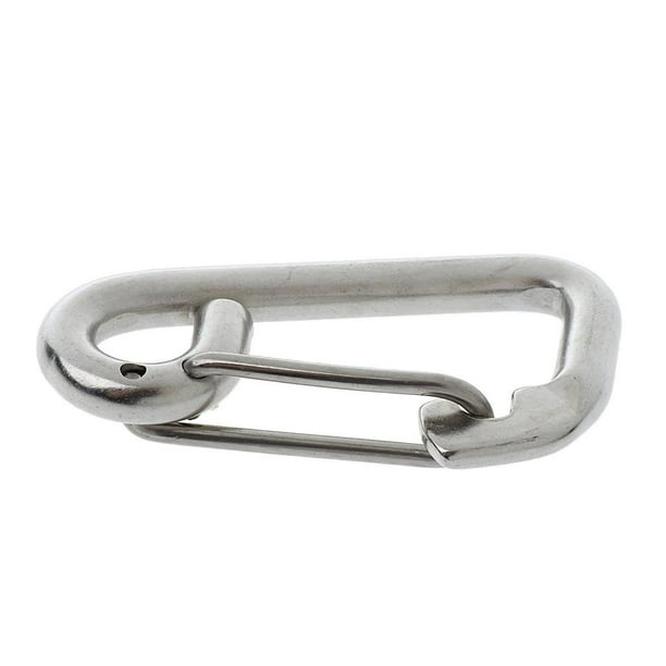 Mosquetones De Acero Inoxidable 304 - Pack De 8 Unidades, Tamaño M6, Ideales Para Escalada, Senderismo Y Actividades Al Aire Libre