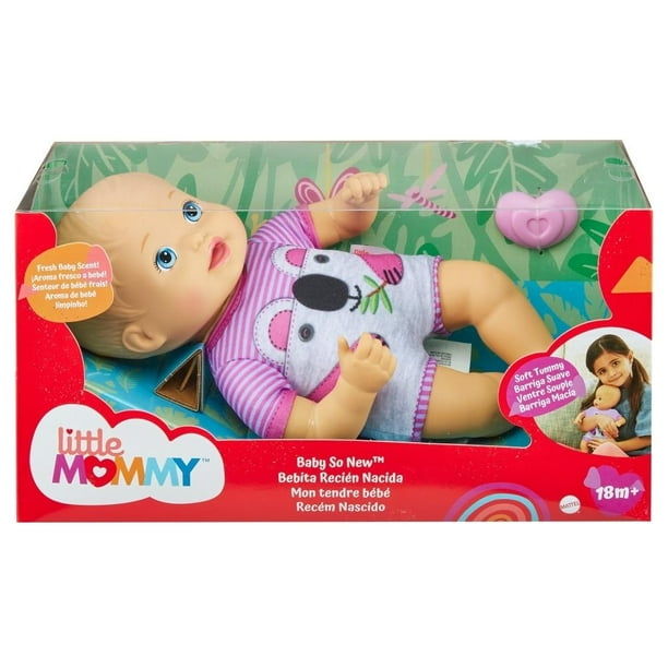Muñeca Little Mommy Bebita Recién Nacida Chupón Rosa