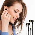 thumbnail image 4 of Blukids Electronics Earbuds Wired With Microphone Noise Isolating In-Ear Headphones Powerful Heavy High Definition Earphones Compatible Most 3.5mm, 7 Colors(F), 4 of 5