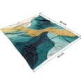 thumbnail image 4 of Teal Gold Marble Pattern Blanket,Comfortable Soft Flannel Throw Blanket,All Season,Warm Lightweight Blankets for Sofa Bed Couch Living Room Chair,50"x60", 4 of 4